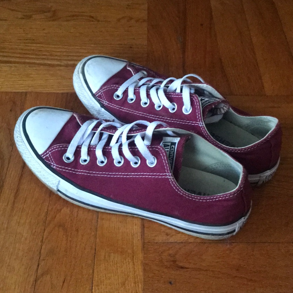 Maroon Converse
